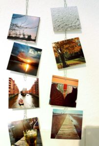 DIY Fotohalterung mit Büroklammer-Kette