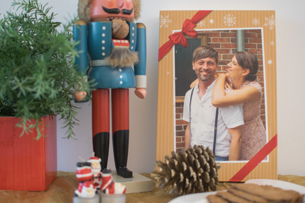 Bild von einem Ferrero Adventskalender mit eigenem Bild gestaltet